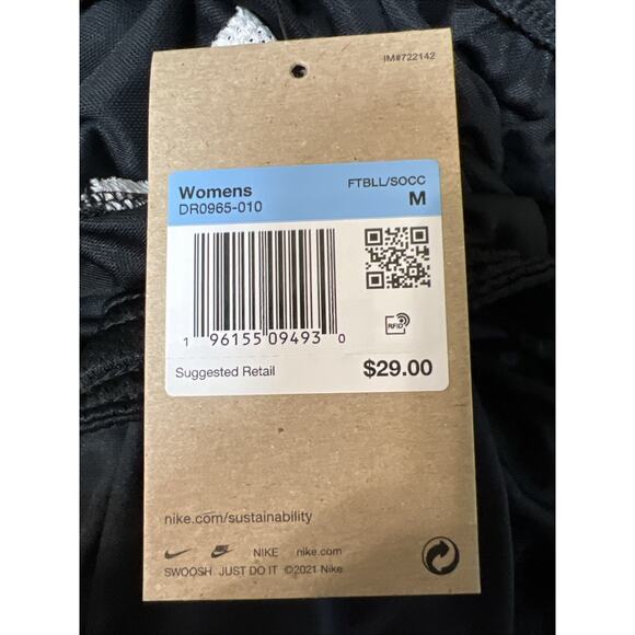 Nike Dri-FIT US League Knit III Soccer Short Women's Medium Black DR0965 - Picture 3 of 3